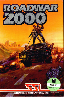 Roadwar 2000 box art for Atari ST